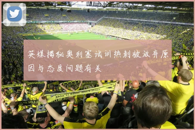 英媒揭秘奥利塞试训热刺被放弃原因与态度问题有关